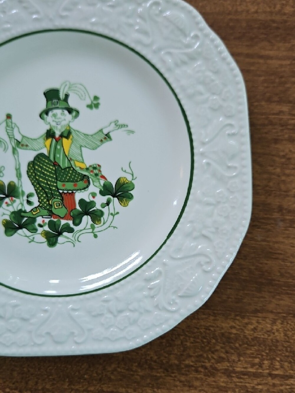 Vintage Luck O' The Irish Bread Plate - Picture 7 of 7